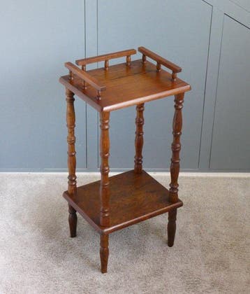 Bijzettafel - Vintage Telefoontafeltje, Plantentafel,
