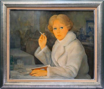 Guy Seradour (1922-2007) - La Coupole - Parisienne au