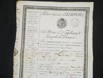 [Napoléon Bonaparte] - Passeport sous lEmpire - Chevalier, Nieuw