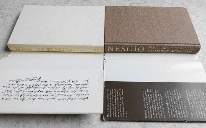 Nescio - 31 titels van/over Nescio - vroeg werk, een cd,, Antiek en Kunst, Antiek | Boeken en Manuscripten