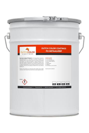 DCC PU Metaalverf Wit 5L, Doe-het-zelf en Bouw, Verzenden, Nieuw, Wit