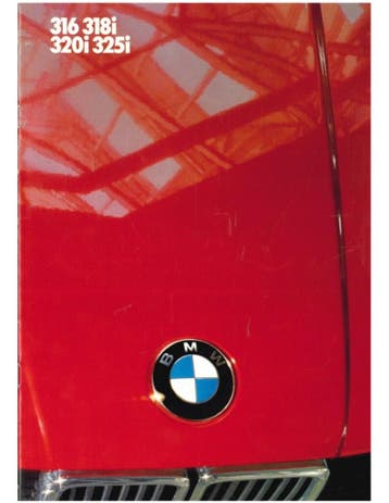 1986 BMW 3 SERIE BROCHURE NEDERLANDS, Ophalen of Verzenden