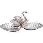 Plateau - Entrée - Cygne et coquilles Saint-Jacques - Argent