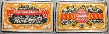 1000 Mark 1922-12-15 Stadtsparkasse Bielefeld, Postzegels en Munten, Verzenden