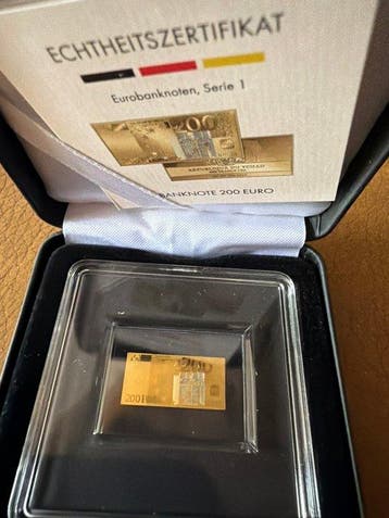 Tsjaad. 3000 Francs 200 Euro - 1/1000 (.999) mit CoA (Zonder, Postzegels en Munten