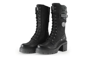 Mustang Snowboots in maat 37 Zwart, Verzenden, Zwart, Snowboots, Zo goed als nieuw