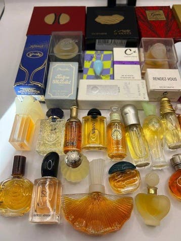 Parfumfles (37) - Glas - Vintage Miniatures 35+