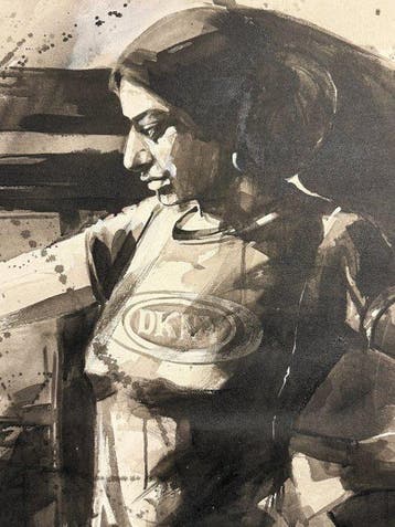 Gopal Sharma - Himalayan Girl Sketch 1