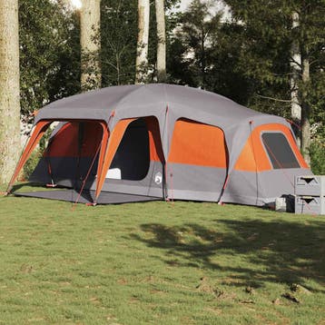 vidaXL Familietent met verandakoepel 9persoons waterdicht, Verzenden