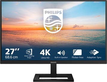Philips 27E1N1800AE 4K IPS Monitor — zo goed als nieuw, Computers en Software, Verzenden, Nieuw