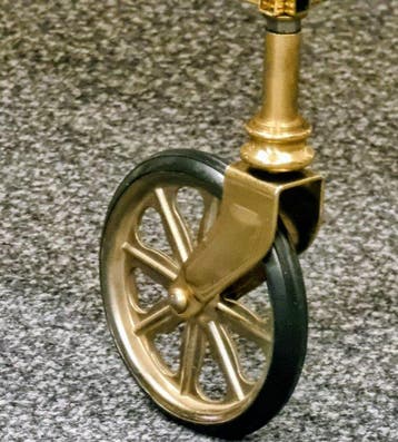 Chariot de service - Laiton
