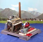 Stoommachine - Wilesco D20 vintage - Messing, Staal -