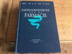 ZAKWOORDENBOEK VAN DE FARMACIE 9789062282241 M.L.J. de Lang, Verzenden, Gelezen, M.L.J. de Lang
