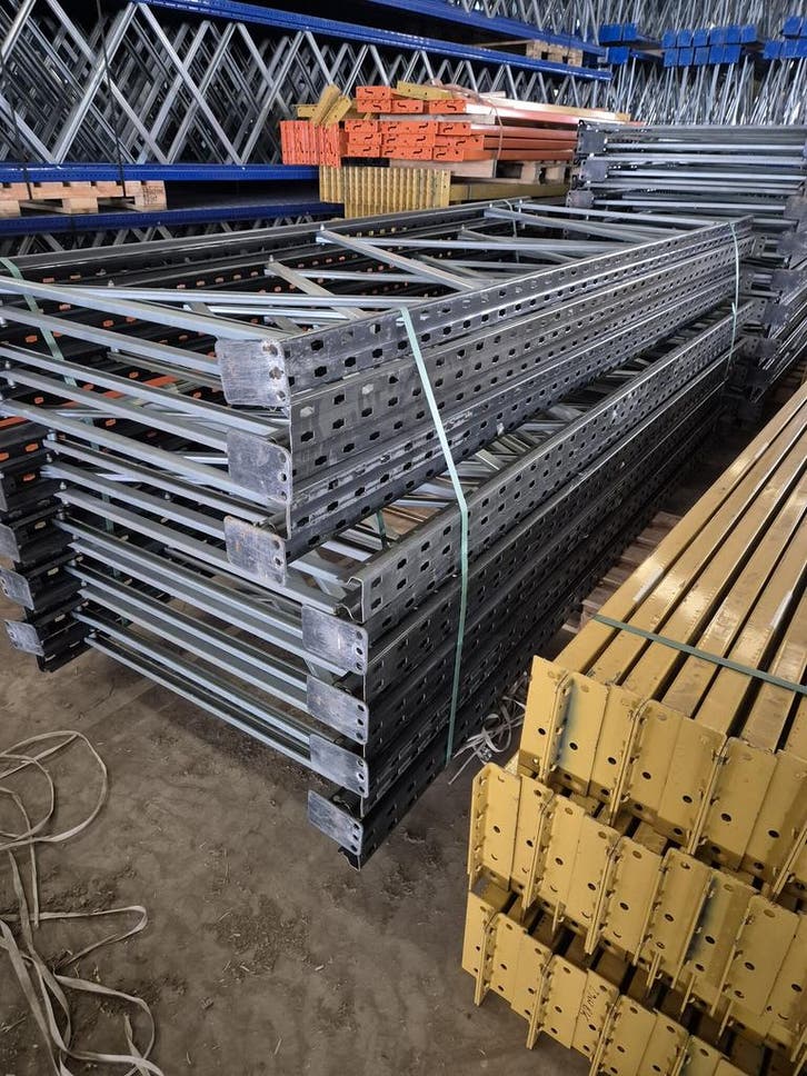 Link51 palletstelling staander 3000x1100 mm profiel 80x60, Zakelijke goederen, Kantoor en Winkelinrichting | Magazijn, Stelling en Opslag