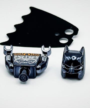 Lego Minifiguur - DC Comics - Chrome Black Plated Batman