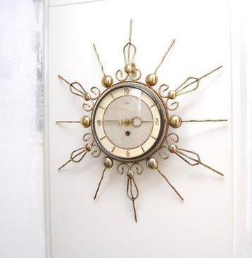Horloge à rayons de soleil - Orfac - Moderne du milieu de