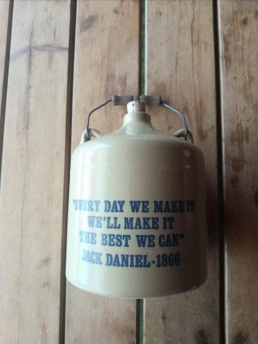 autre - Fles - Terracotta - Jack Daniels USA, Antiek en Kunst, Antiek | Wandborden en Tegels