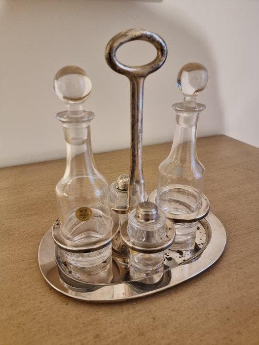 Argenteria Greggio Padova - Rino Greggio - Centre de table -, Antiek en Kunst, Antiek | Zilver en Goud