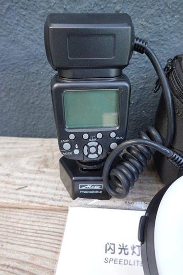 Mcoplus MCO-14EXT Macro Ring Lite TTL Flash - Boxed Flitser