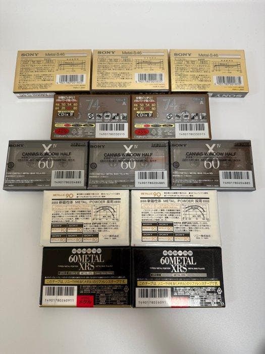 Sony - Selection of Sony Type IV Metal Position Cassette, TV, Hi-fi & Vidéo, Radios