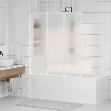 Badwand 132x140cm | Retour Deal | 10% Korting, Verzenden, Zo goed als nieuw, Bad