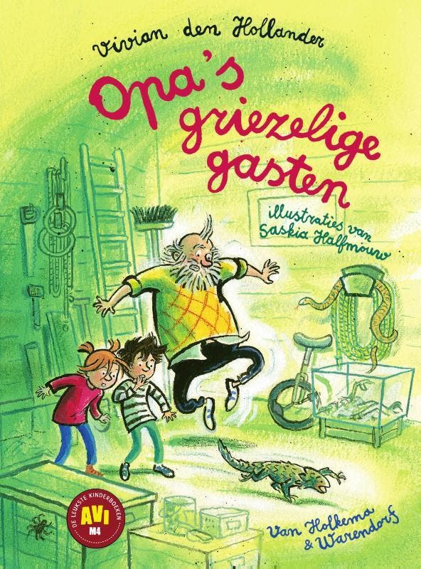 Opas griezelige gasten 9789000354108 Vivian den Hollander, Livres, Livres pour enfants | Jeunesse | Moins de 10 ans, Envoi