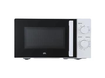 OK - . Omw 2026-1 - W Microgolfoven 20l  - Zilver, Elektronische apparatuur, Microgolfovens, Verzenden, Nieuw, Draaiplateau, Minder dan 45 cm