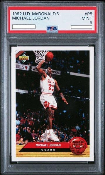 1992 Upper Deck McDonalds Michael Jordan # P5 Graded card -, Verzamelen, Nieuw