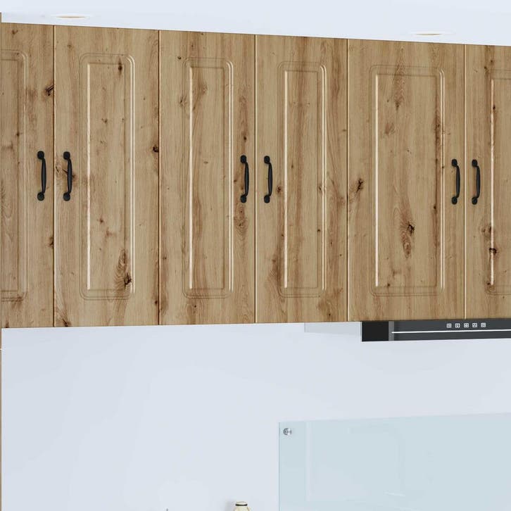 vidaXL Vaatwasserpaneel Kalmar 2 st Artisan Eiken Bewerkt, Maison & Meubles, Armoires | Autre, Envoi