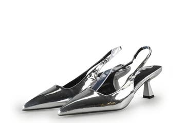 Sacha Slingbacks in maat 36 Zilver, Kleding | Dames, Overige kleuren, Verzenden, Zo goed als nieuw, Sacha