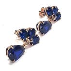 Zonder minimumprijs - Oorbellen - 9 kt. Roségoud, Zilver -