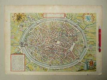Europe - Belgique / Bruges; G. Braun, F. Hogenberg - Brugae, Nieuw