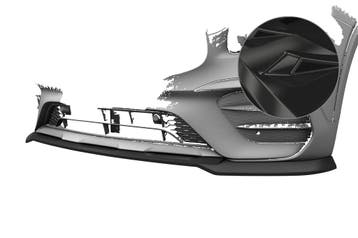 Beker spoilerlip met ABE voor Mercedes Benz GLB X247 CSL884-, Verzenden, Nieuw