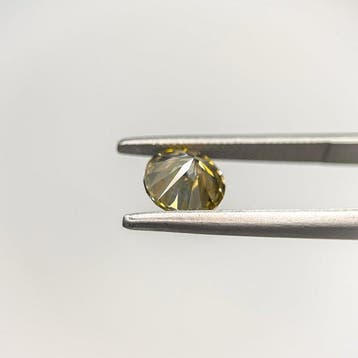 1 pcs Diamant (Natuurlijk gekleurd) - 1.40 ct - Rond - Fancy, Nieuw