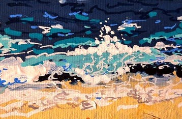 Olaf Kaulen - Strandlandschaft, Antiquités & Art