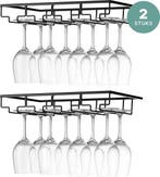 2dekans | S.old Wijnglazenhouder Ophangrek 2 Stuks voor 24, Ophalen of Verzenden, Nieuw
