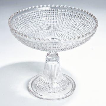 Léon Ledru - Tazza - Model Hambourg - Geperst halfkristal