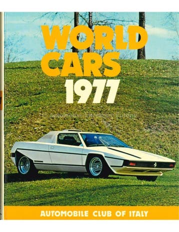 1977 WORLD CARS - AUTOMOBILE CLUB OF ITALY - BOEK, Ophalen of Verzenden