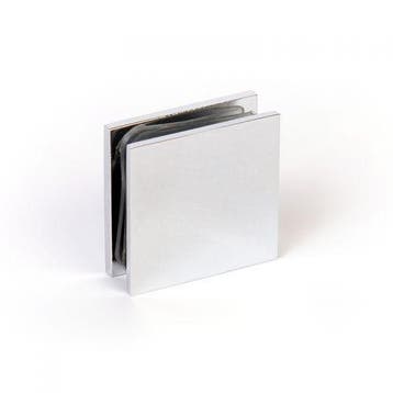 Glasklem Granada 90° rechte hoek glas/wand (50x50mm) - Chroo, Verzenden, Nieuw