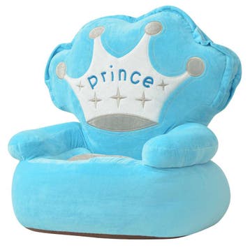 vidaXL Kinderstoel prins pluche blauw, Kinderen en Baby's, Verzenden, Nieuw