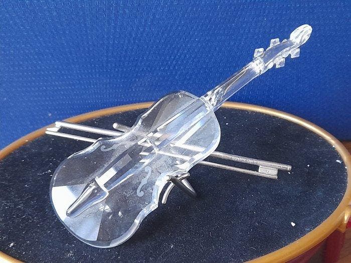 Swarovski - Beeldje - Violin - 203056 - Box + Certificate -, Antiquités & Art, Curiosités & Brocante