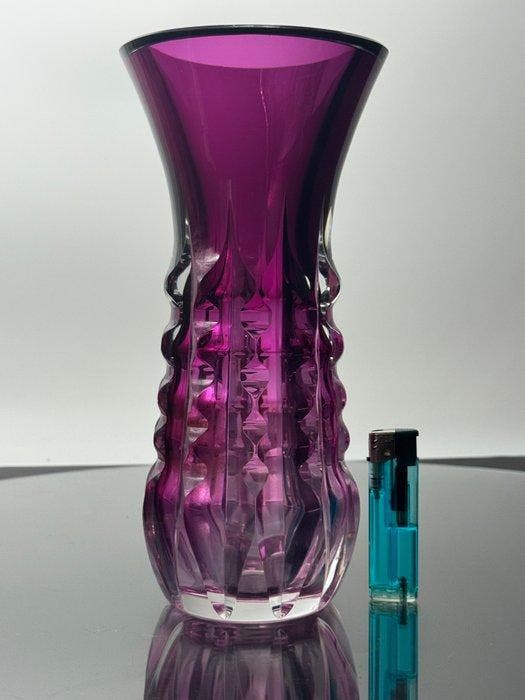 Val Saint Lambert - Vase - Cristal - Vase Vsl, Antiquités & Art, Antiquités | Verre & Cristal
