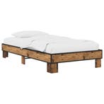vidaXL Bedframe Oud hout 80 x 200 cm Bewerkt hout, Verzenden