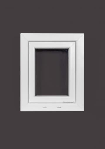 PVC raam draai kiep b50xh60 cm wit, Ophalen of Verzenden, Gevelraam of Ruit