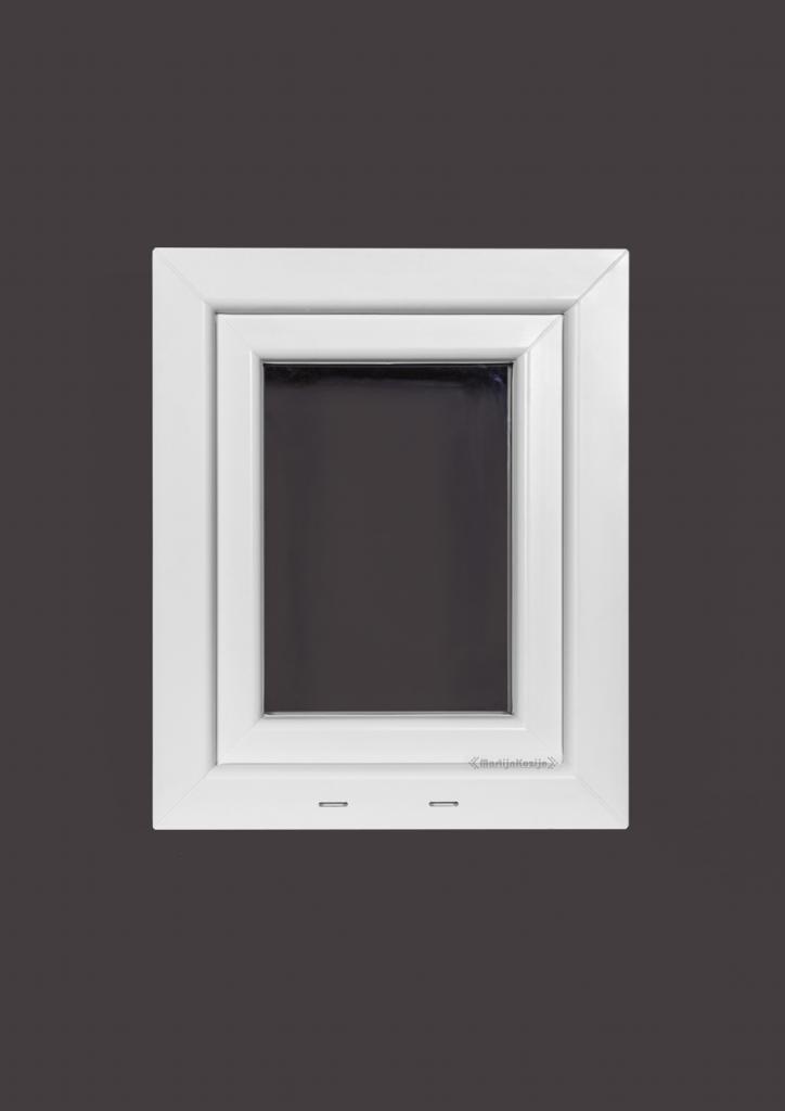 PVC raam draai kiep b50xh60 cm wit, Doe-het-zelf en Bouw, Glas en Ramen, Dubbelglas, Nieuw, Gevelraam of Ruit, Minder dan 80 cm