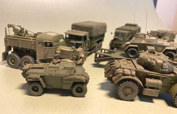 1:76 - Model militair voertuig (12), Nieuw