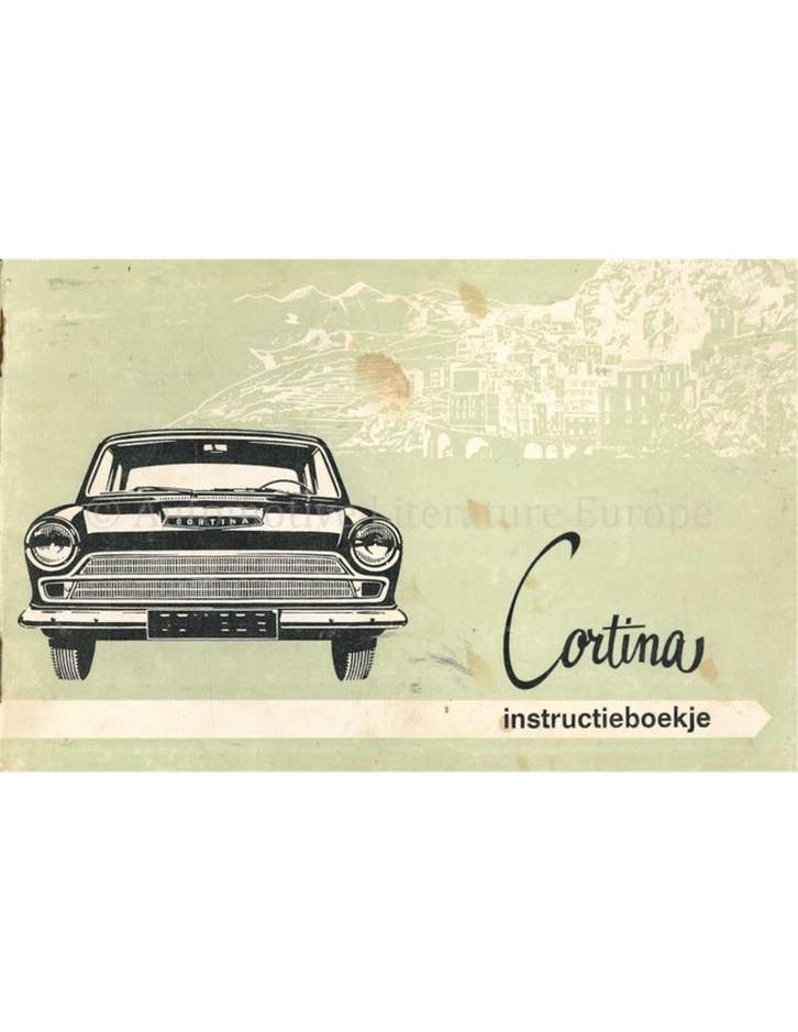 1965 FORD CORTINA INSTRUCTIEBOEKJE NEDERLANDS, Auto diversen, Handleidingen en Instructieboekjes