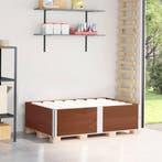 vidaXL Palletopzetranden 2 st 150x100 cm massief grenenhout, Verzenden