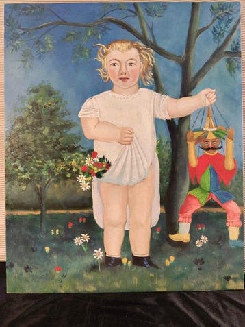 Copia di Henri Rousseau il Doganiere (firmato F.B.), (XX) -