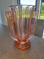 Val Saint Lambert - Charles Graffart - Vase - Verre, Antiquités & Art